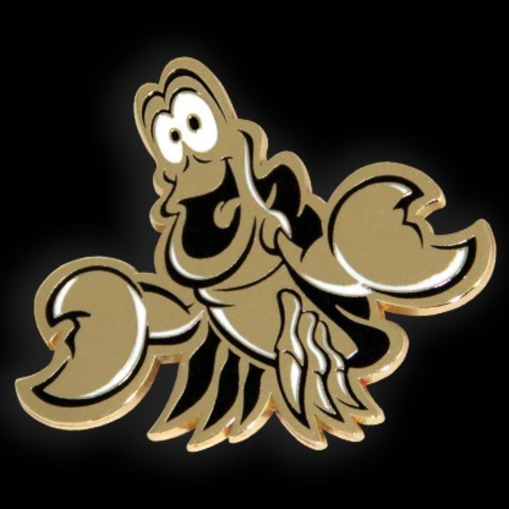 Sebastian 2" Pin The Little Mermaid D23 Exclusive